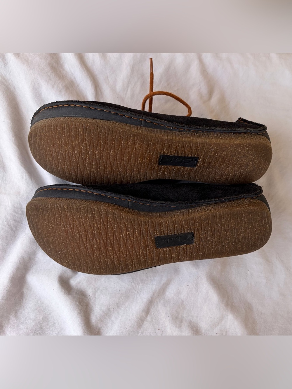 Clarks Artisan Janey Mae suede oxford dark blue Sz 10 comfort super soft great!! - Picture 6 of 6